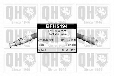 QUINTON HAZELL bfh5494 -  Тормозной шланг